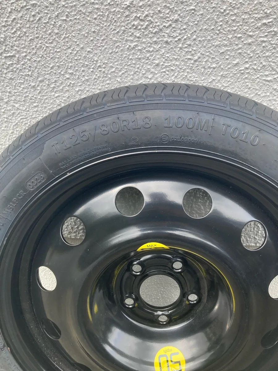 Spare wheel kit and tyre brand new half size tyre - Image 4