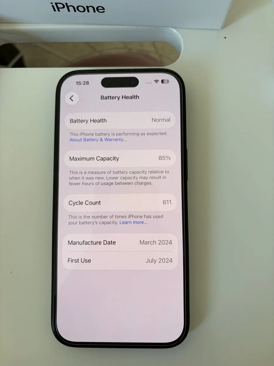iPhone 15 128gb black like new - Image 4