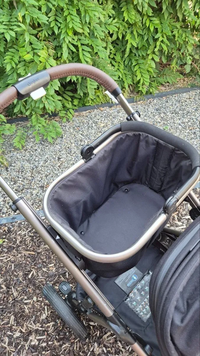 Cybex Gazelle Doubke buggy with bassinet - Image 4