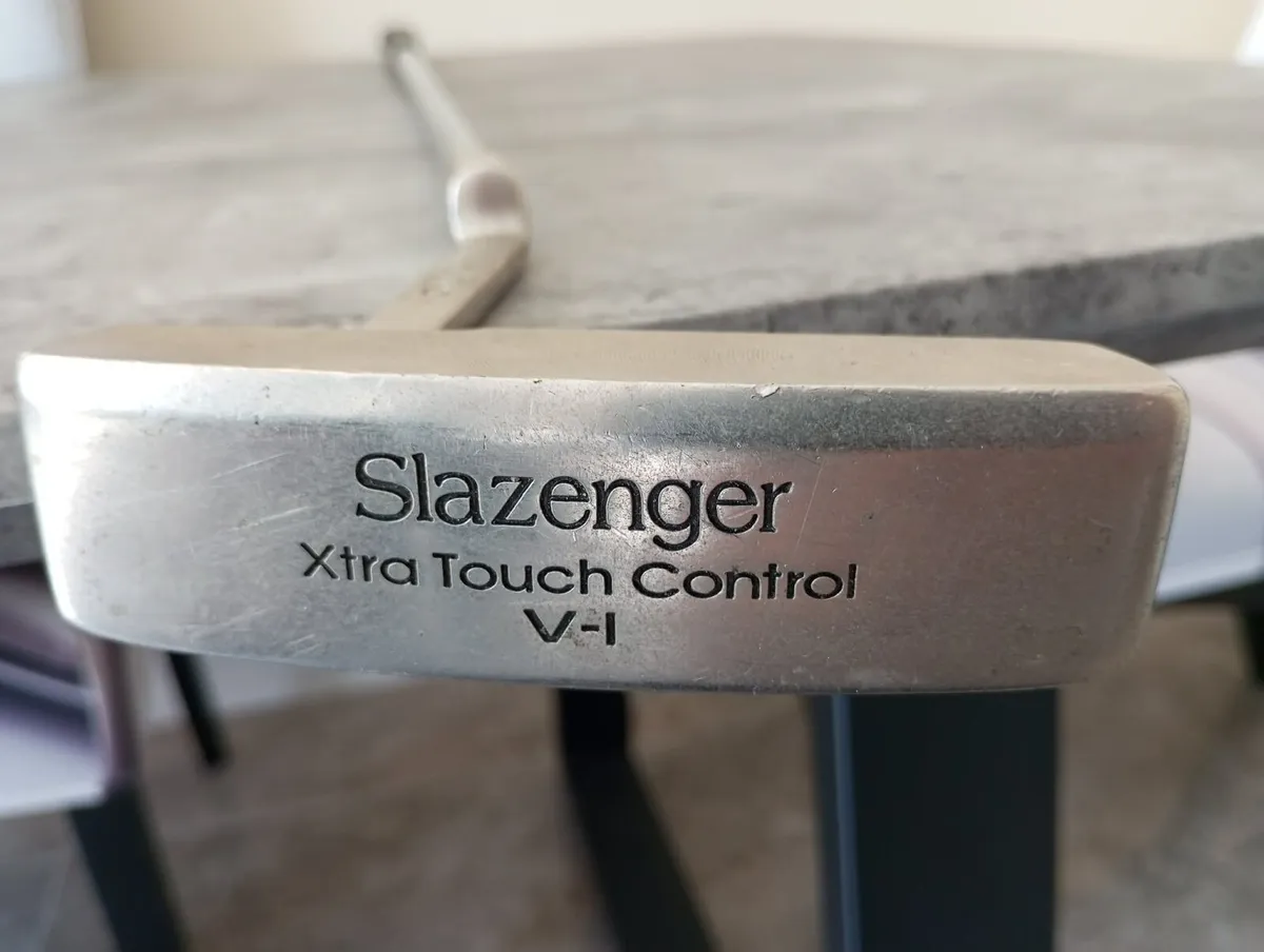 Slazenger golf putter.  Right handed club - Image 1