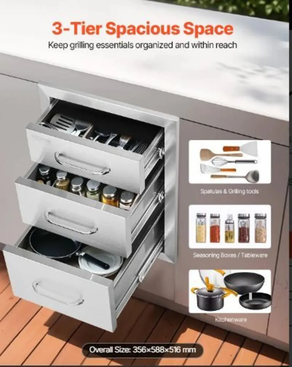 Outdoor Kitchen Drawers - Image 3