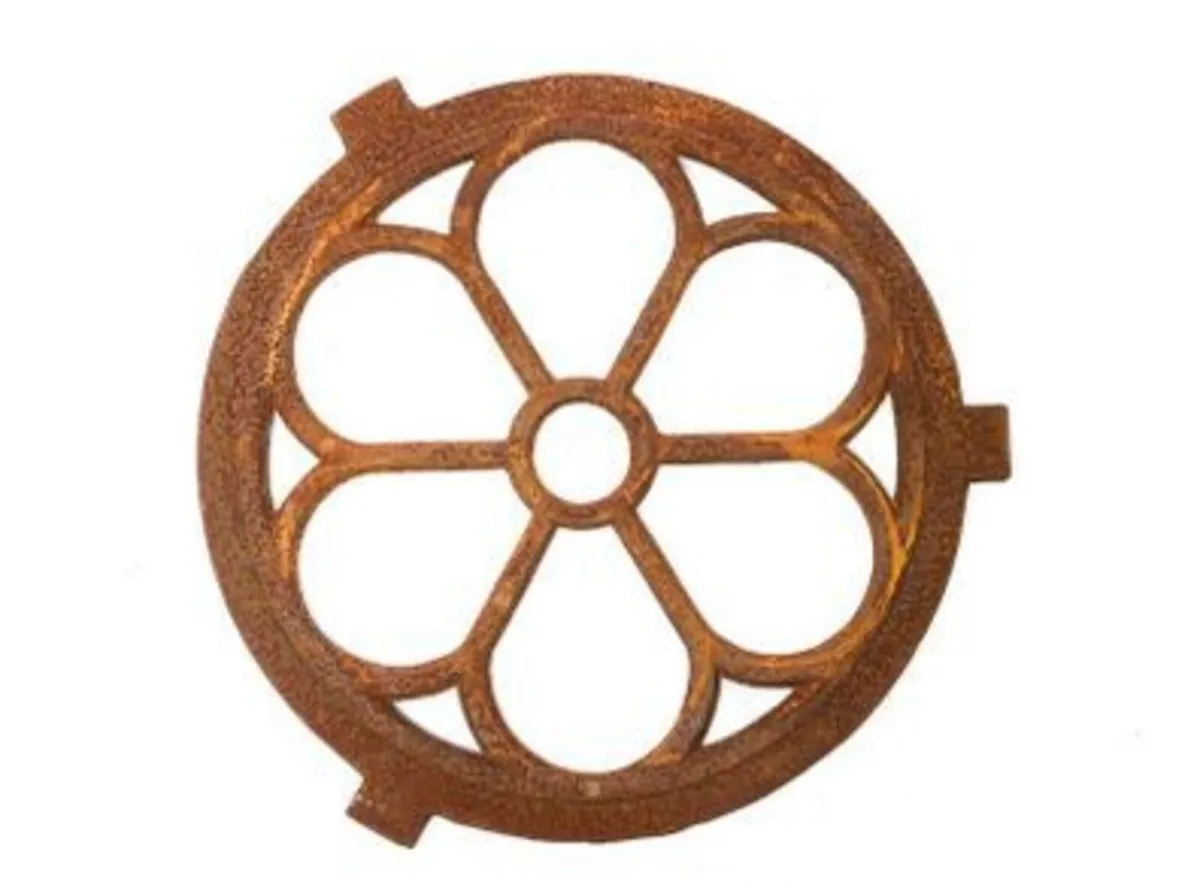 Round Stable Window 60cm Iron Antique Style - Image 2