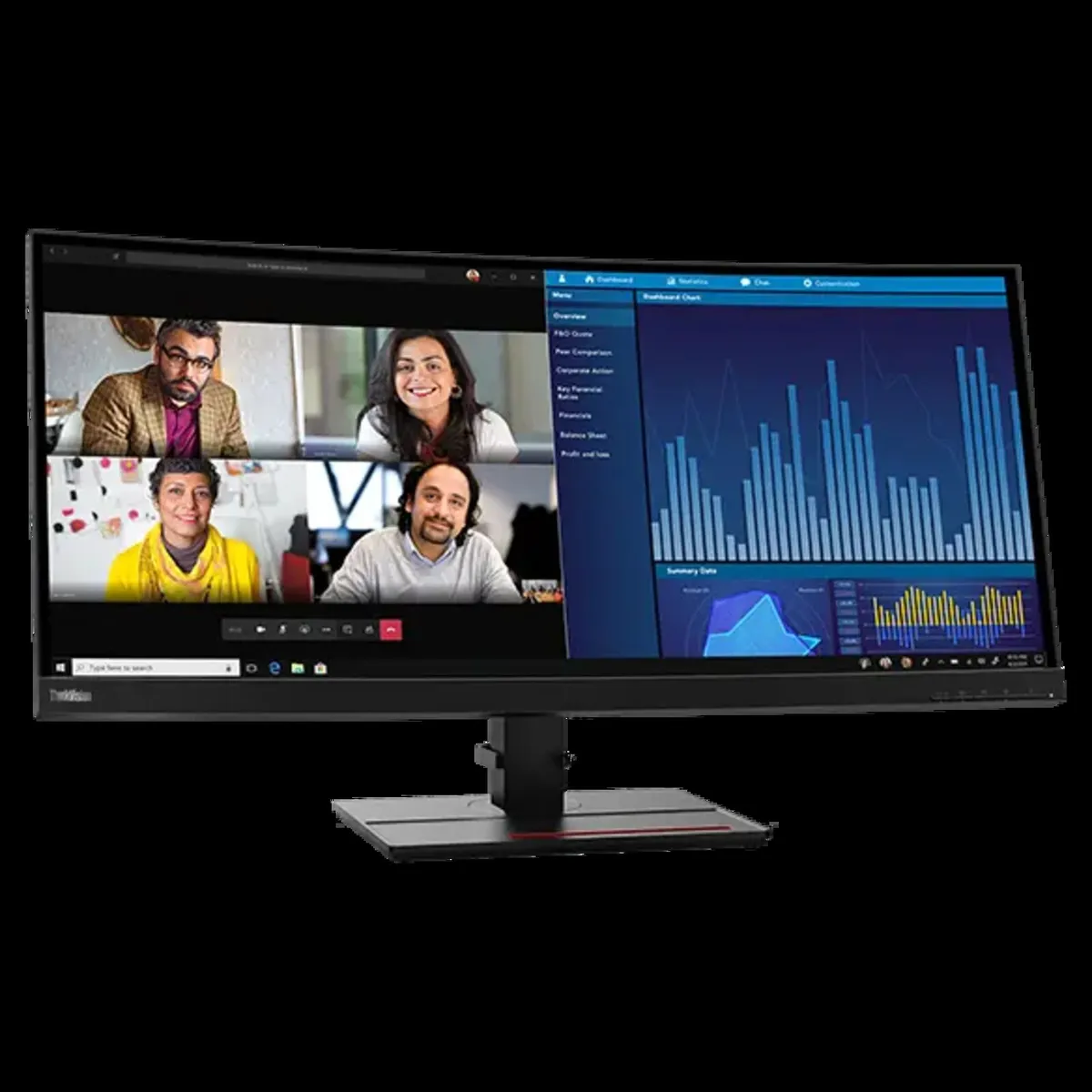 ThinkVision P34w-20 34" Curved Ultrawide Monitor - Image 2