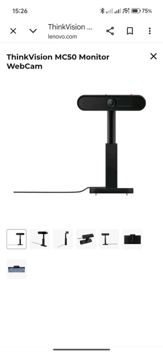ThinkVision P34w-20 34" Curved Ultrawide Monitor - Image 4