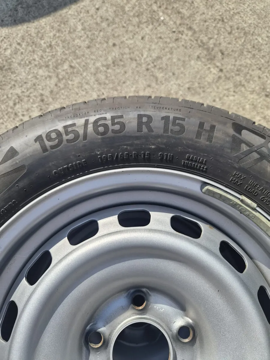 Steel rims with tyres x4 - Image 2