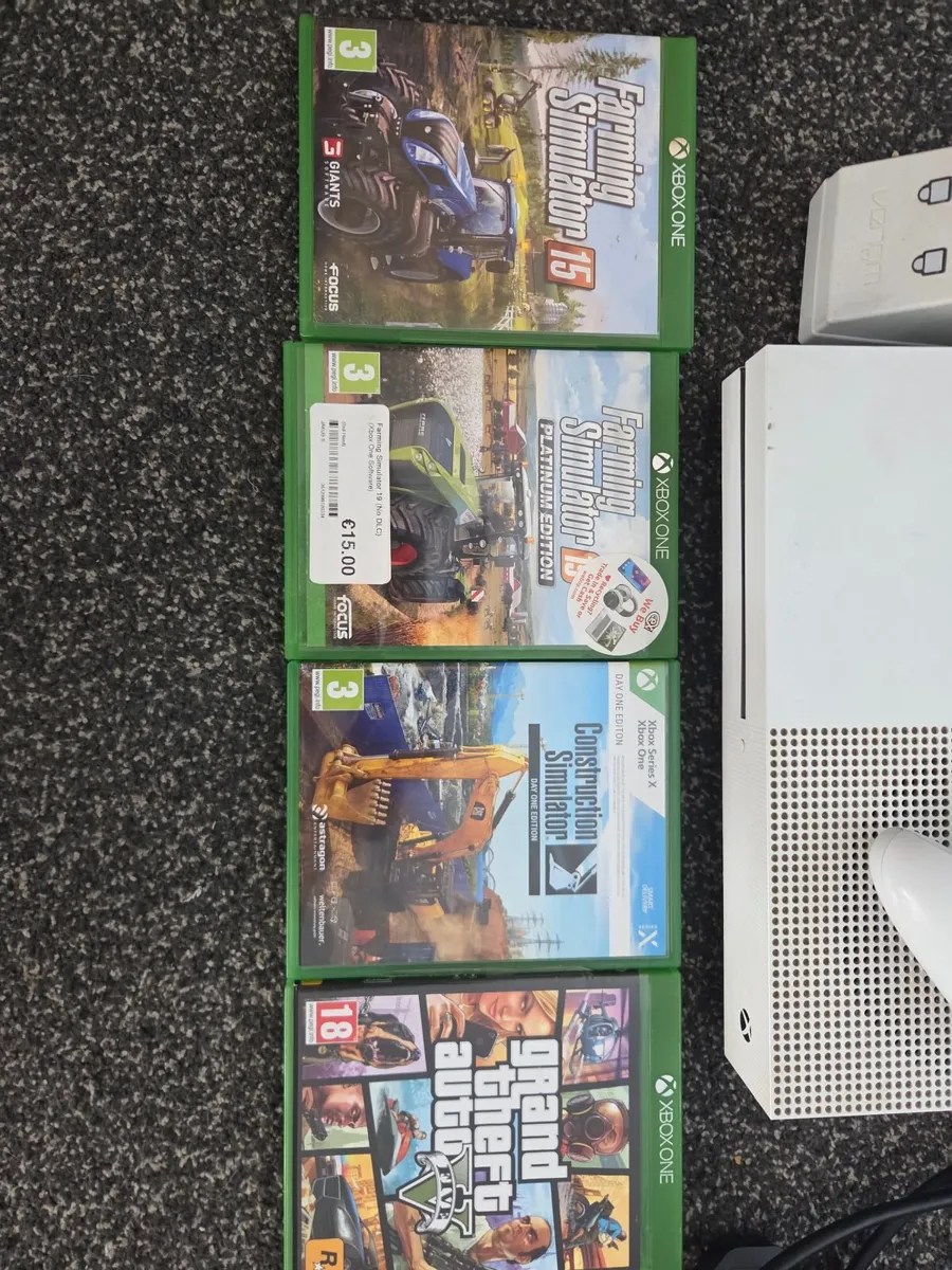 Xbox One S + 4 Games - Image 1