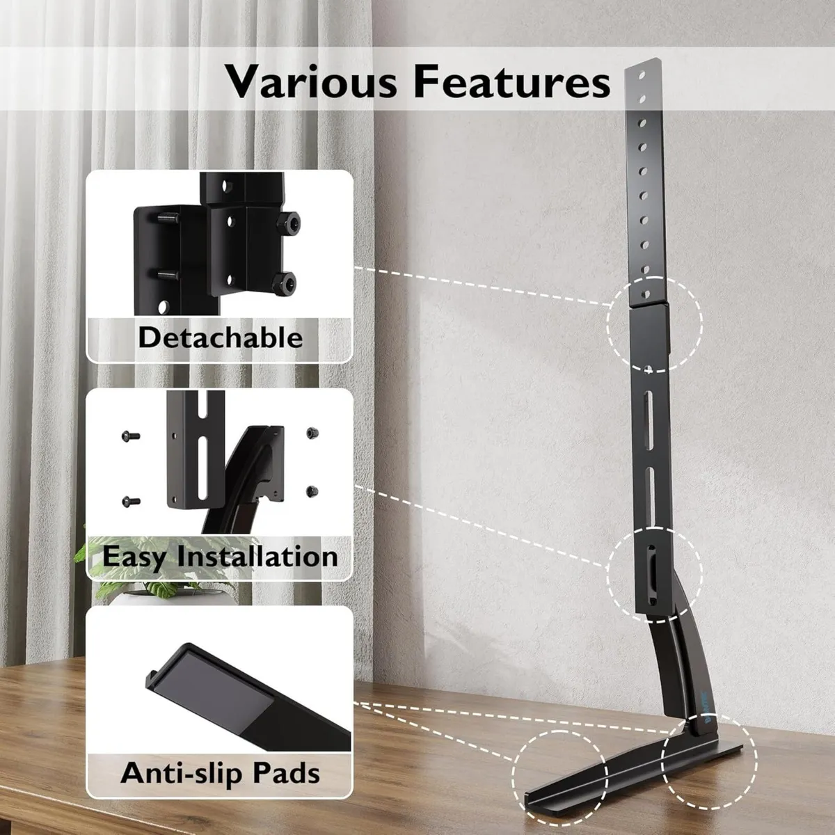 Universal TV Stand Legs TV Feet for 20 to 65inch - Image 4