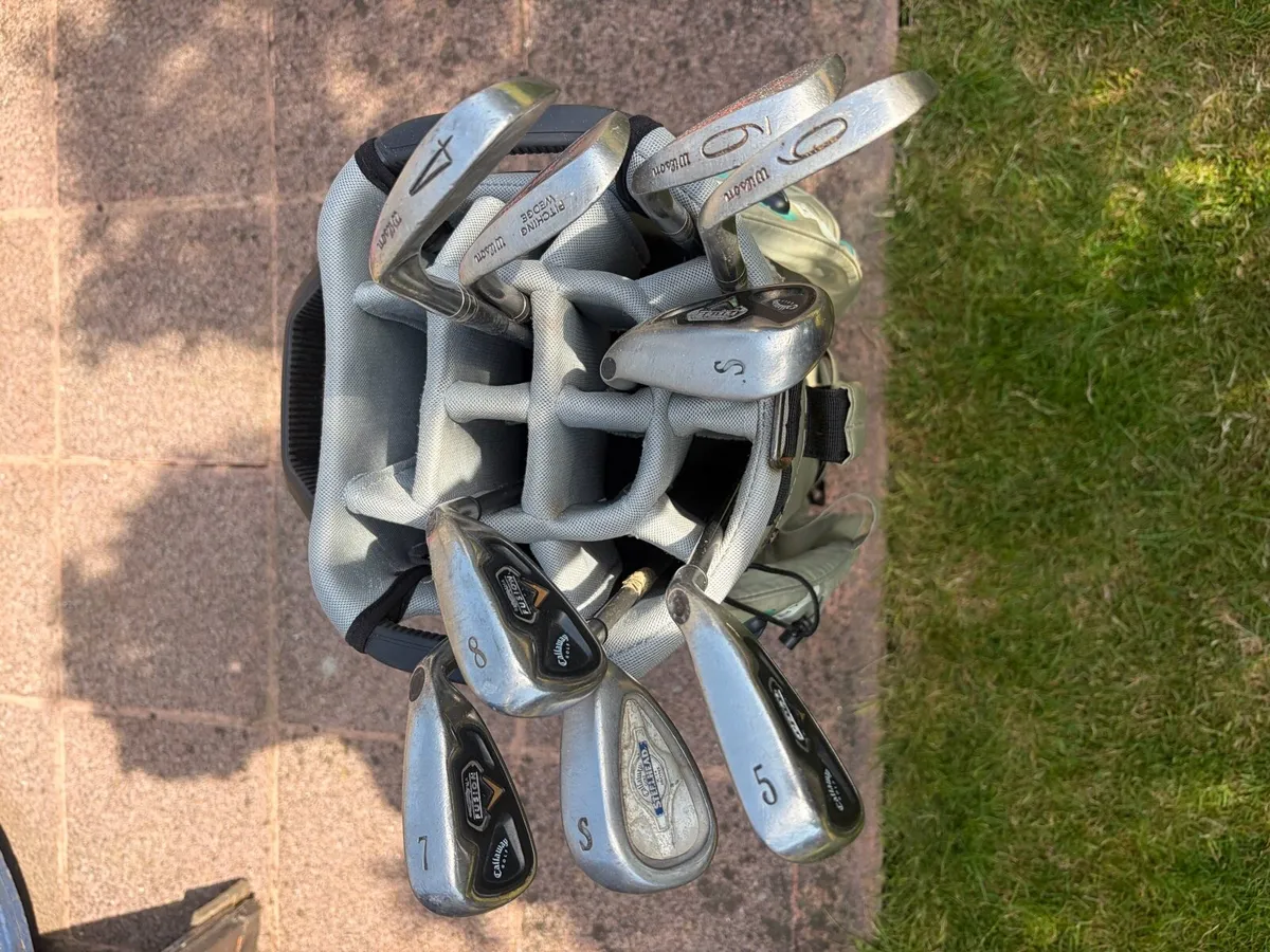 Golf clubs and bag - Image 3