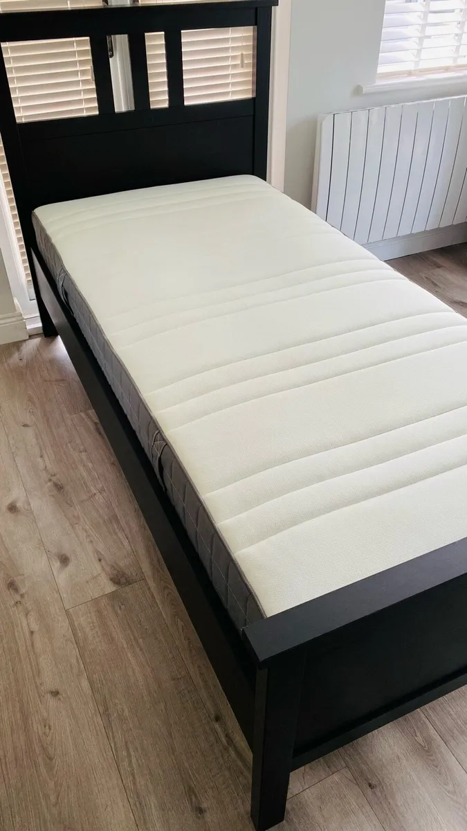 IKEA Hemnes single bed and mattress - Image 2