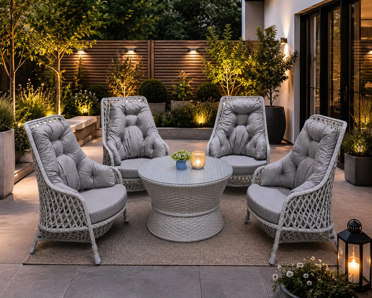 Garden furniture set bramd new 4 seater - Image 1