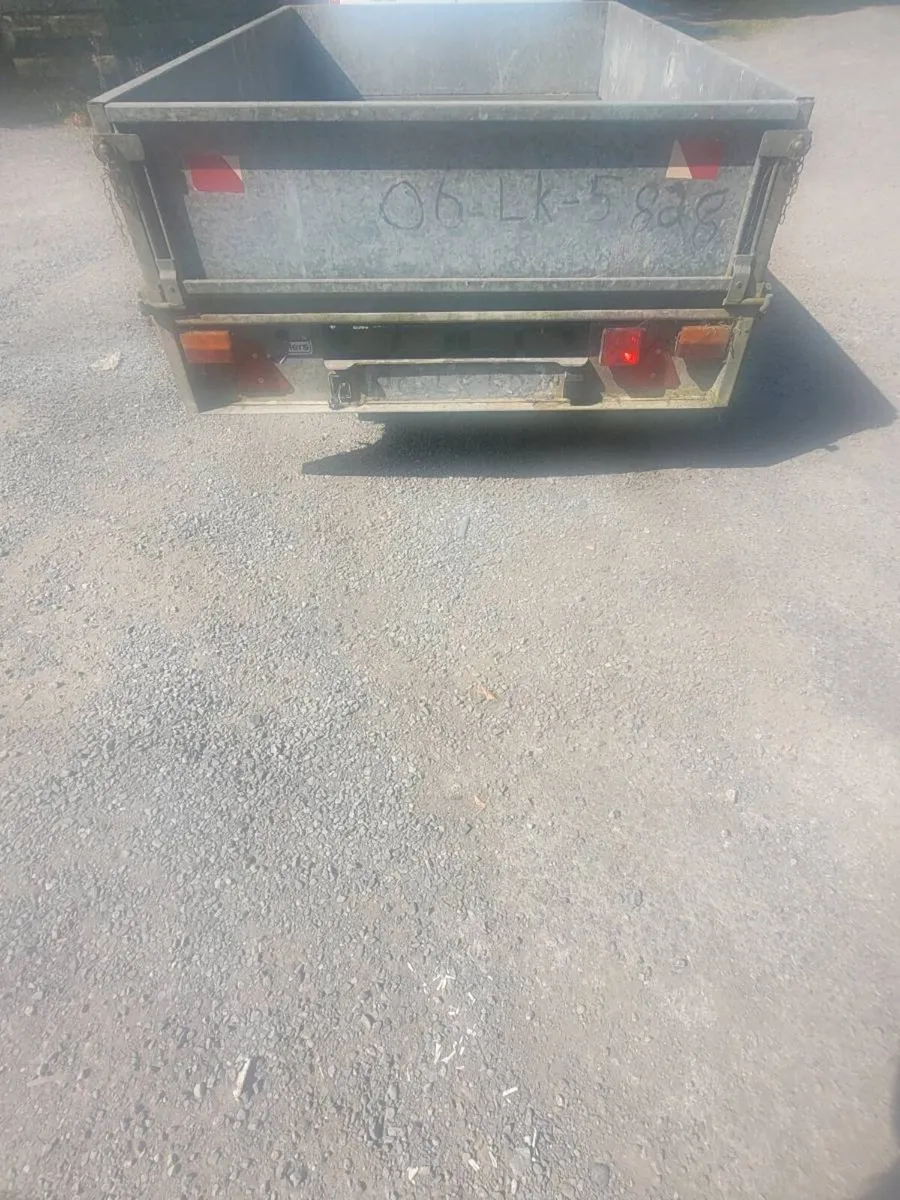 8x5 ifor Williams drop sides trailer - Image 2