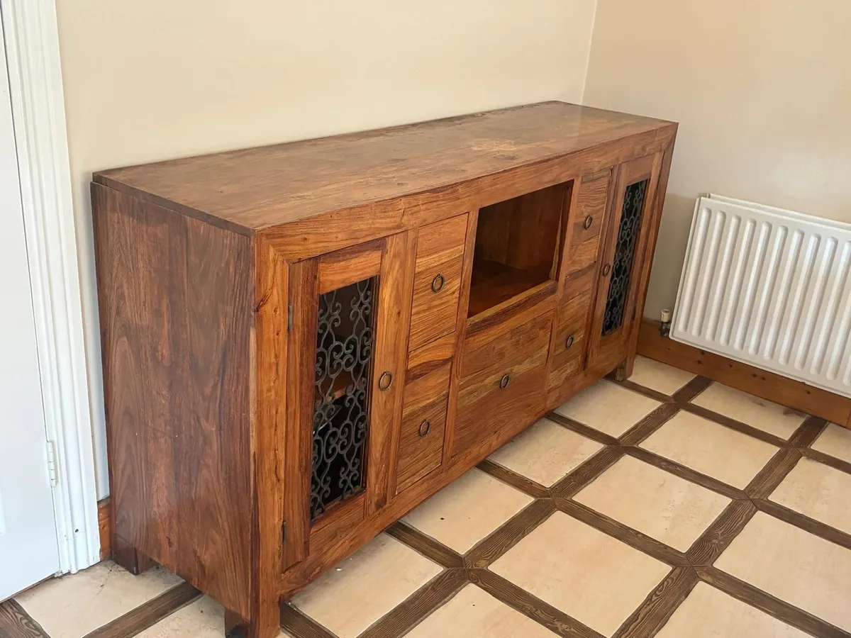 3 piece Acacia furniture set - Image 1