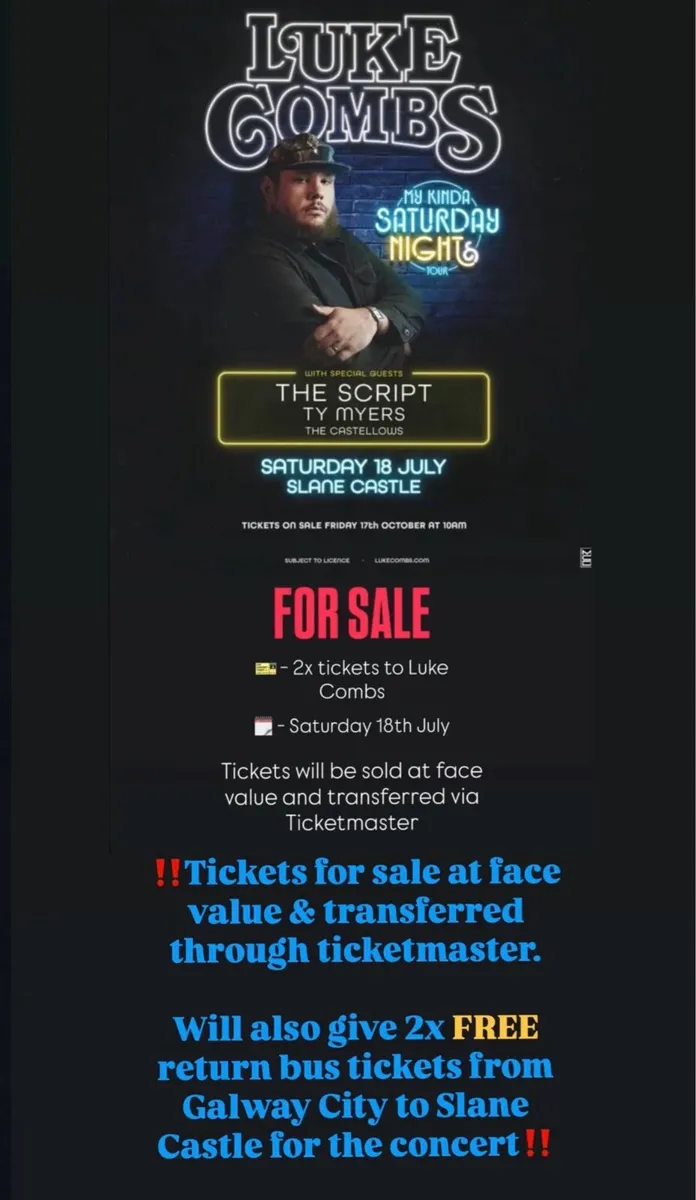 Luke Combs Tickets