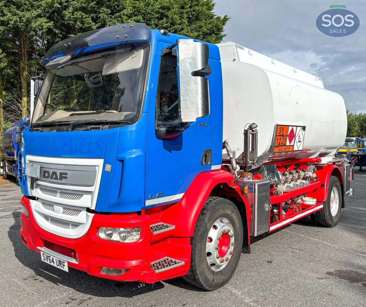 2014 DAF LF 250 Rigid Tanker - Image 1