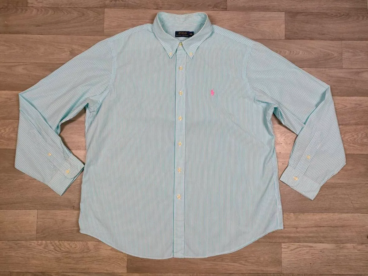 Ralph Lauren Button Down Striped Shirt Mens XXL - Image 1