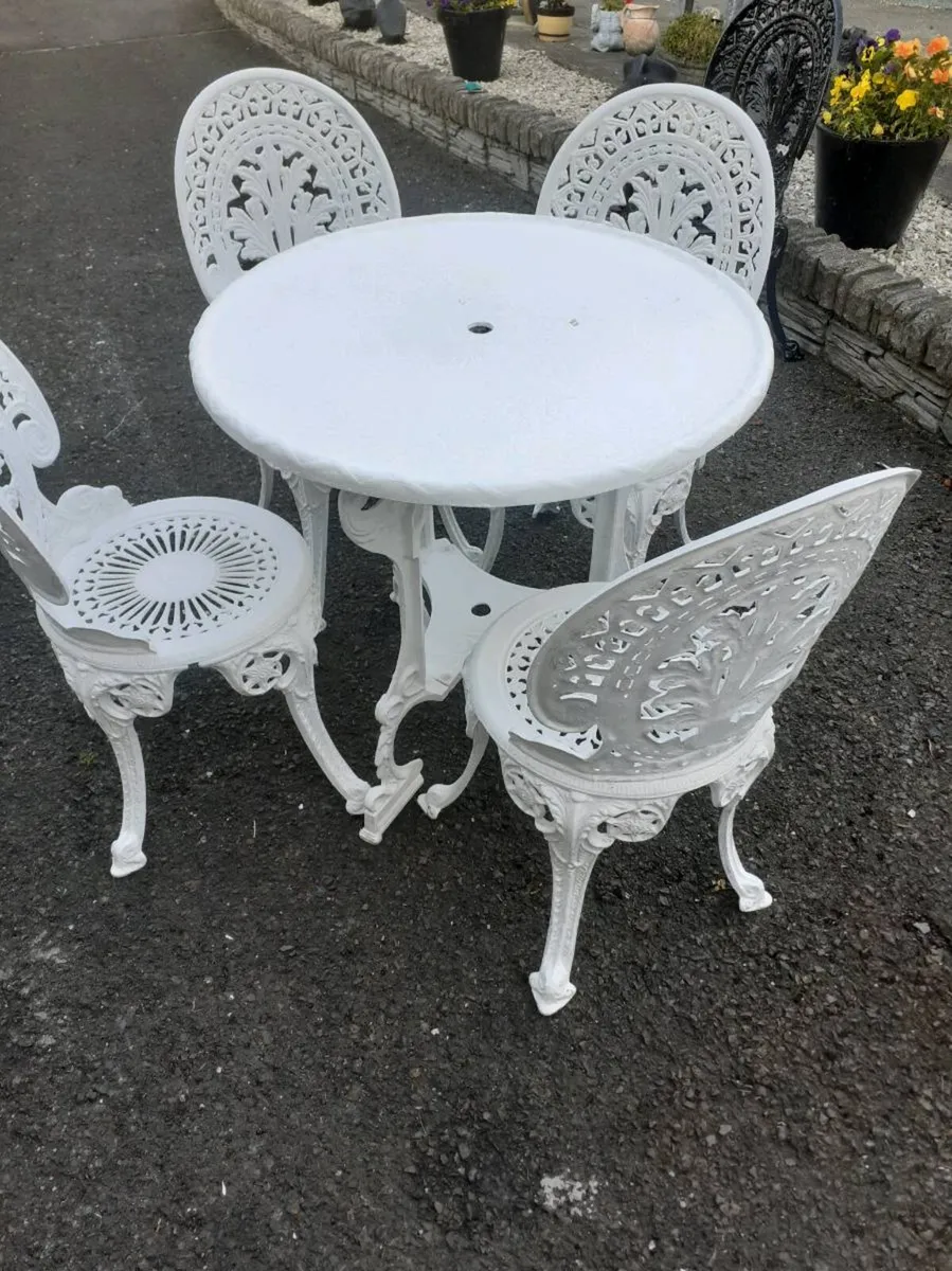 Table & 4 Chairs - Image 1