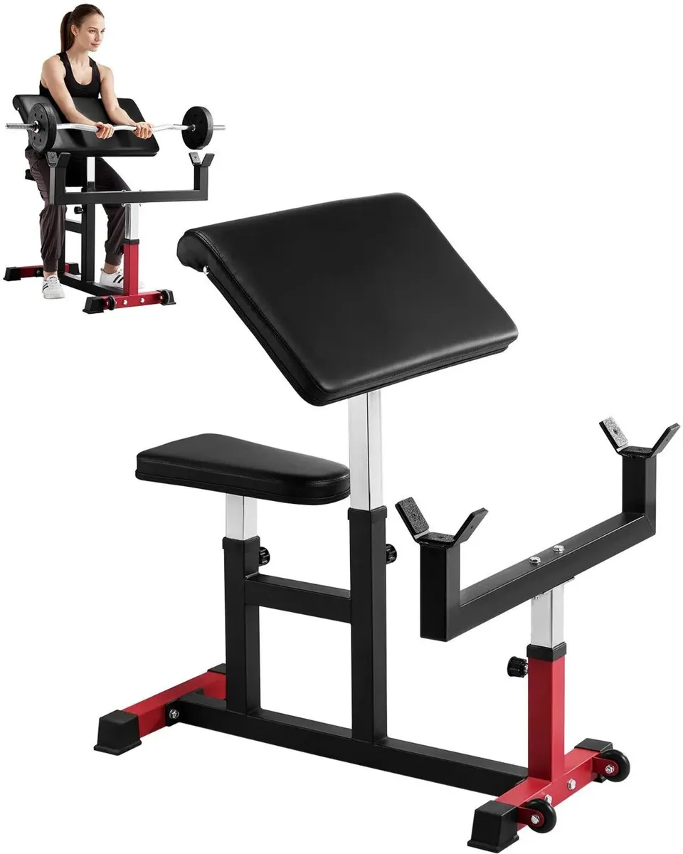 Preacher Curl Bench, Strength Training Biceps Mach - Image 1