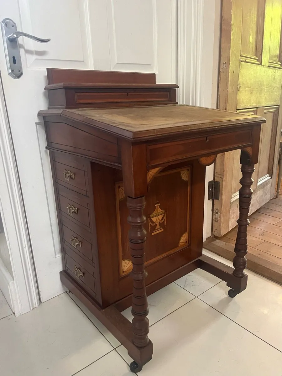 Davenport writing desk - Image 1