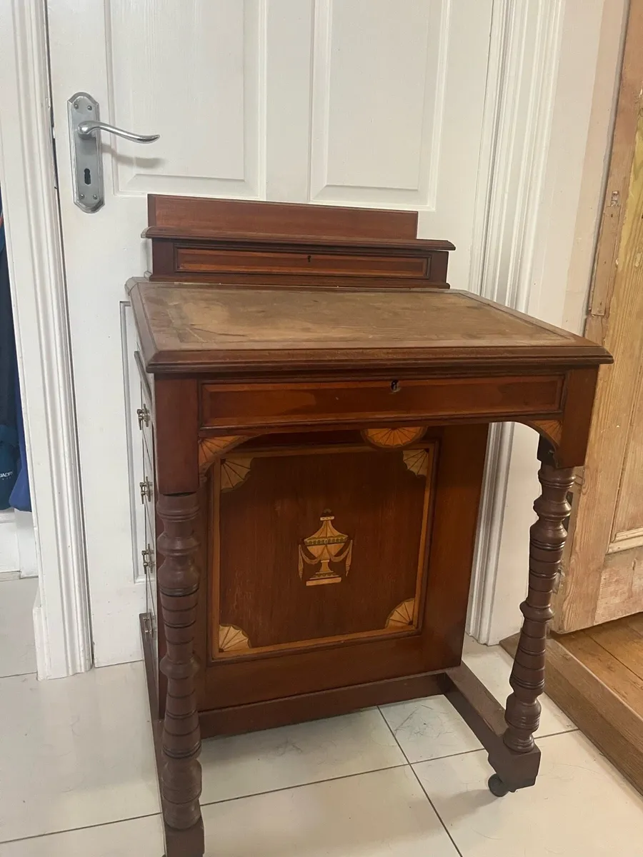 Davenport writing desk - Image 3