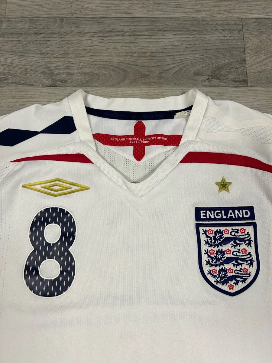 Vintage 2007 England Frank Lampard Jersey Shirt - Image 4