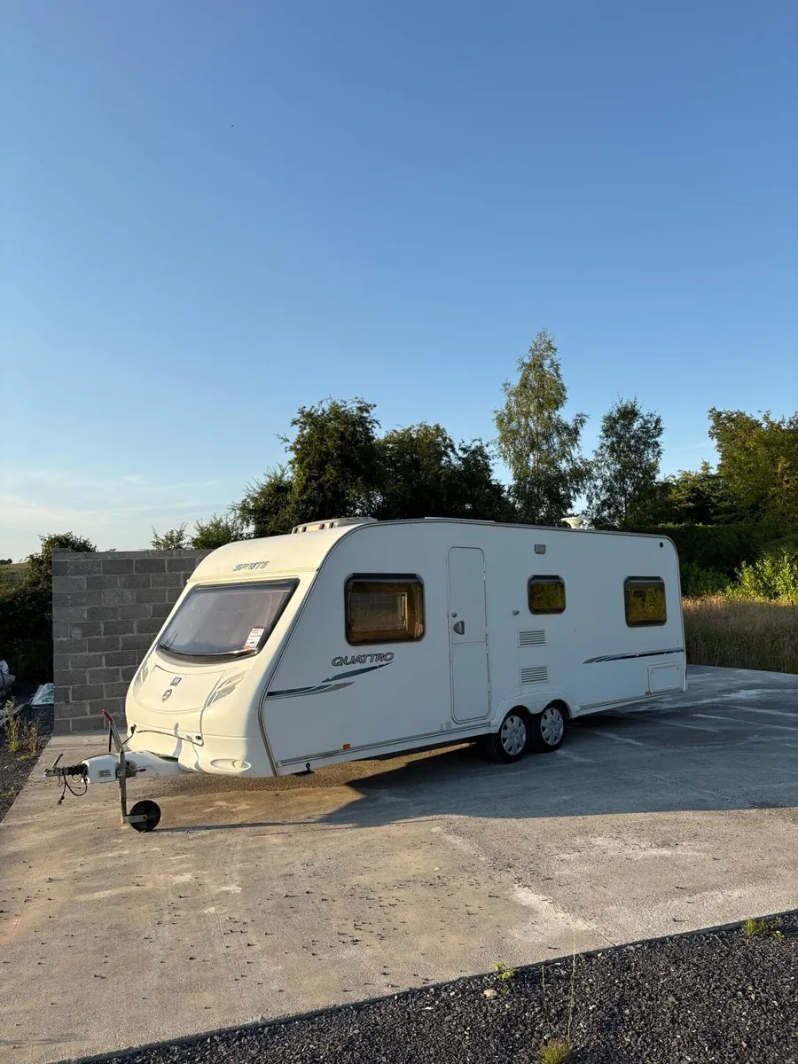 2009 Swift sprite 6 berth fixed bed caravan - Image 1