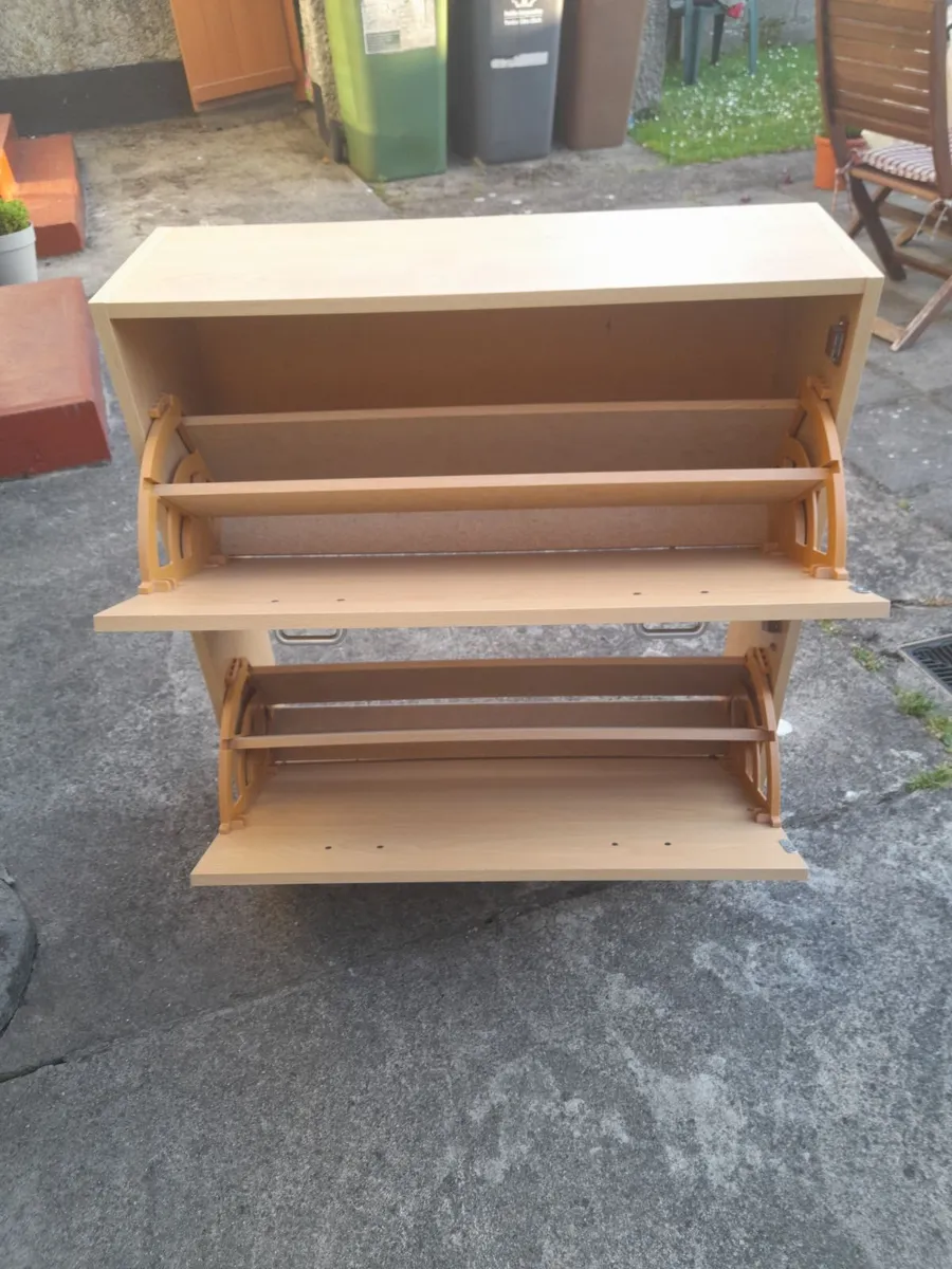 Wooden shoe rack - Image 3