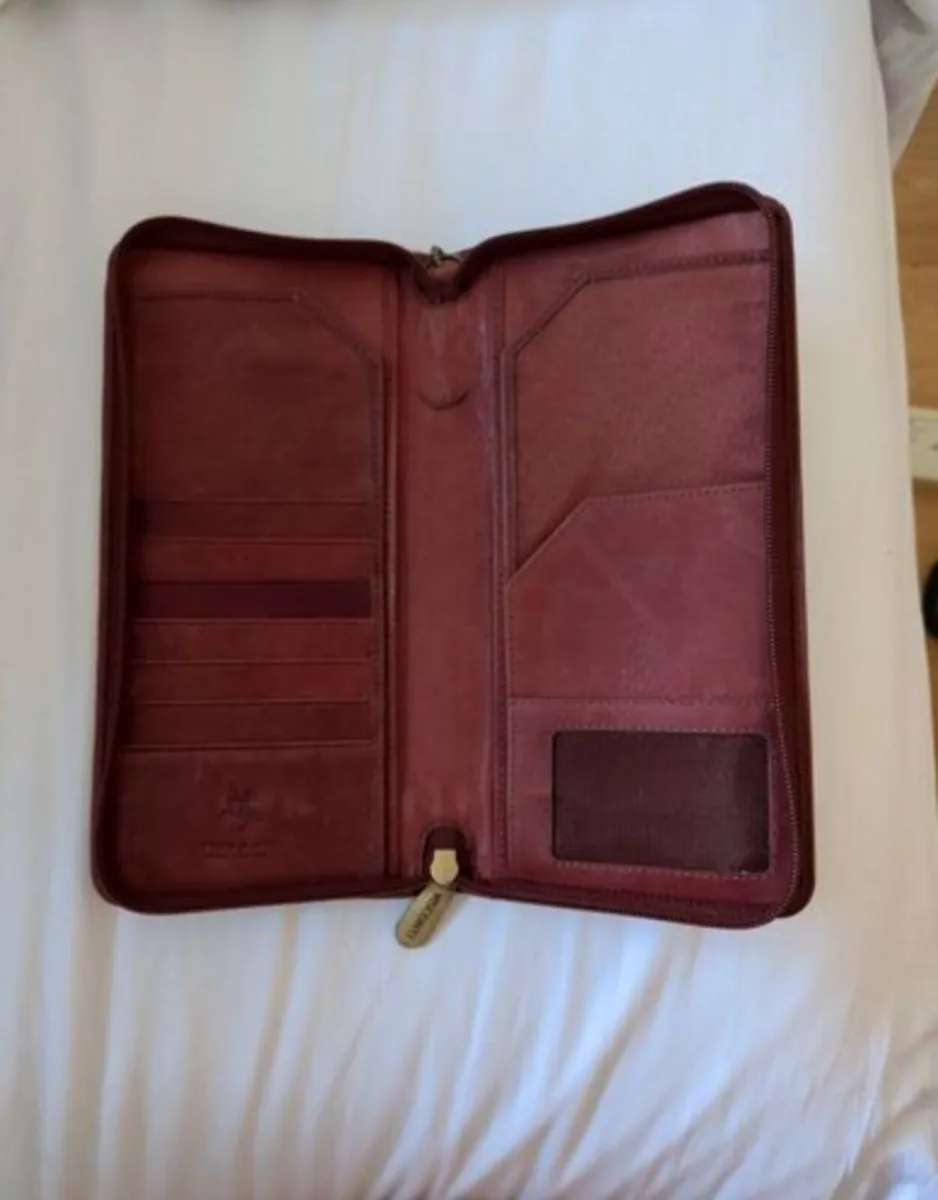 Premium Visconti Real Leather Travel Wallet - Image 3