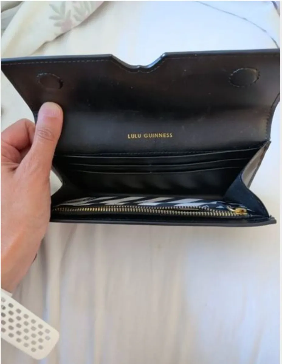 Designer Lulu Guinness Leather Continental Wallet - Image 1