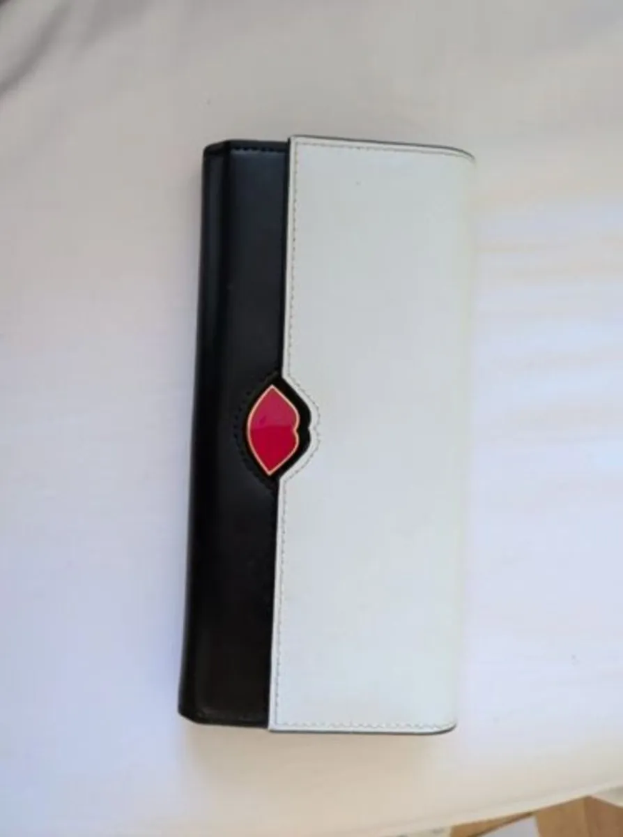 Designer Lulu Guinness Leather Continental Wallet - Image 3
