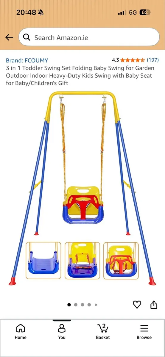 Toddler Swing Set - Image 3