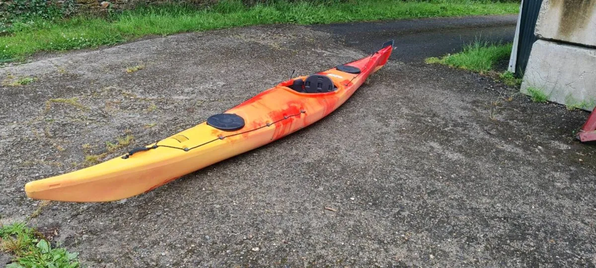 USED SEAKAYAK WITH RUDDER 480 EURO BARGAIN - Image 1