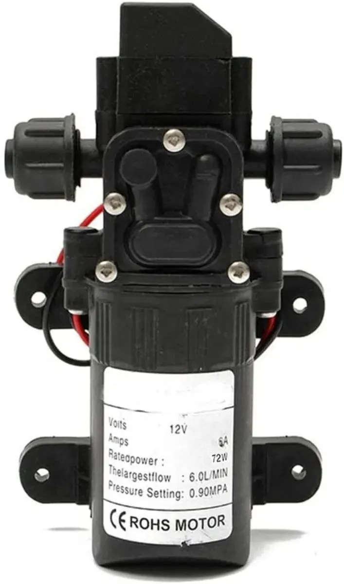 High Pressure Pump 12V Diaphragm Water Pump - Image 4