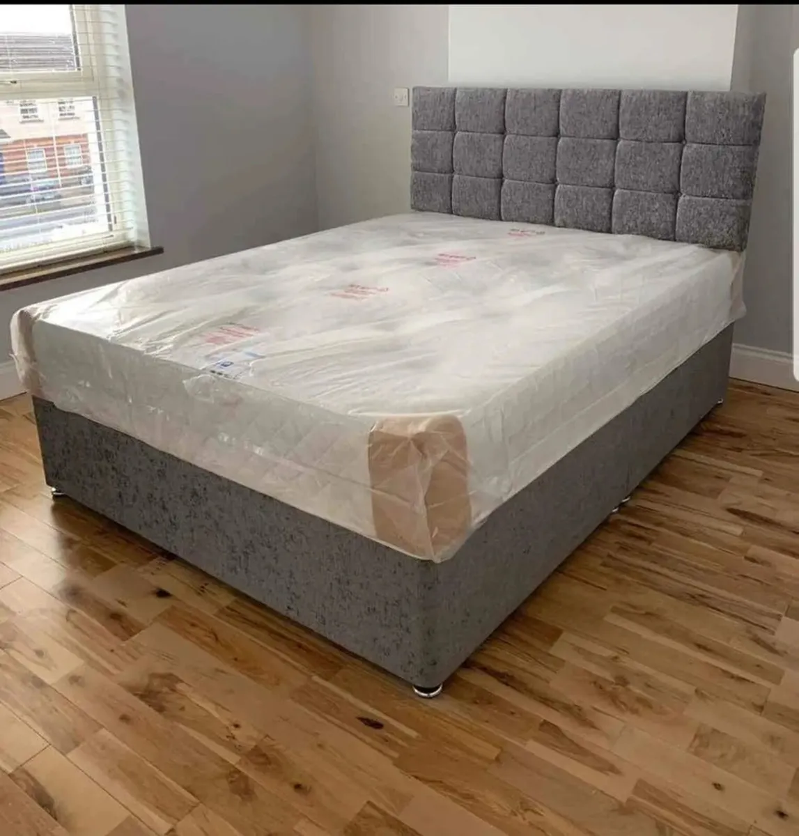 Divan Double & King Size Bed Frame With Mattress - Image 2