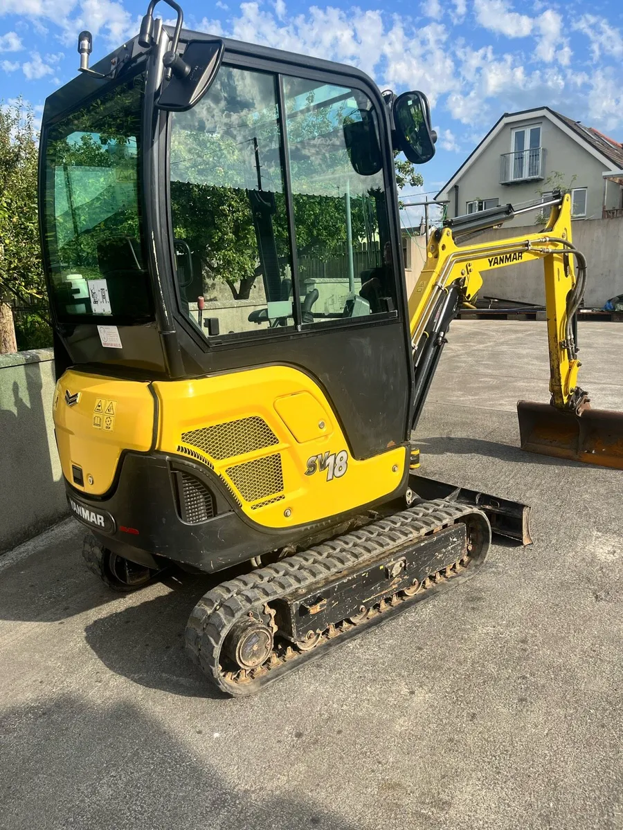 Yanmar sv18 mini digger - Image 3