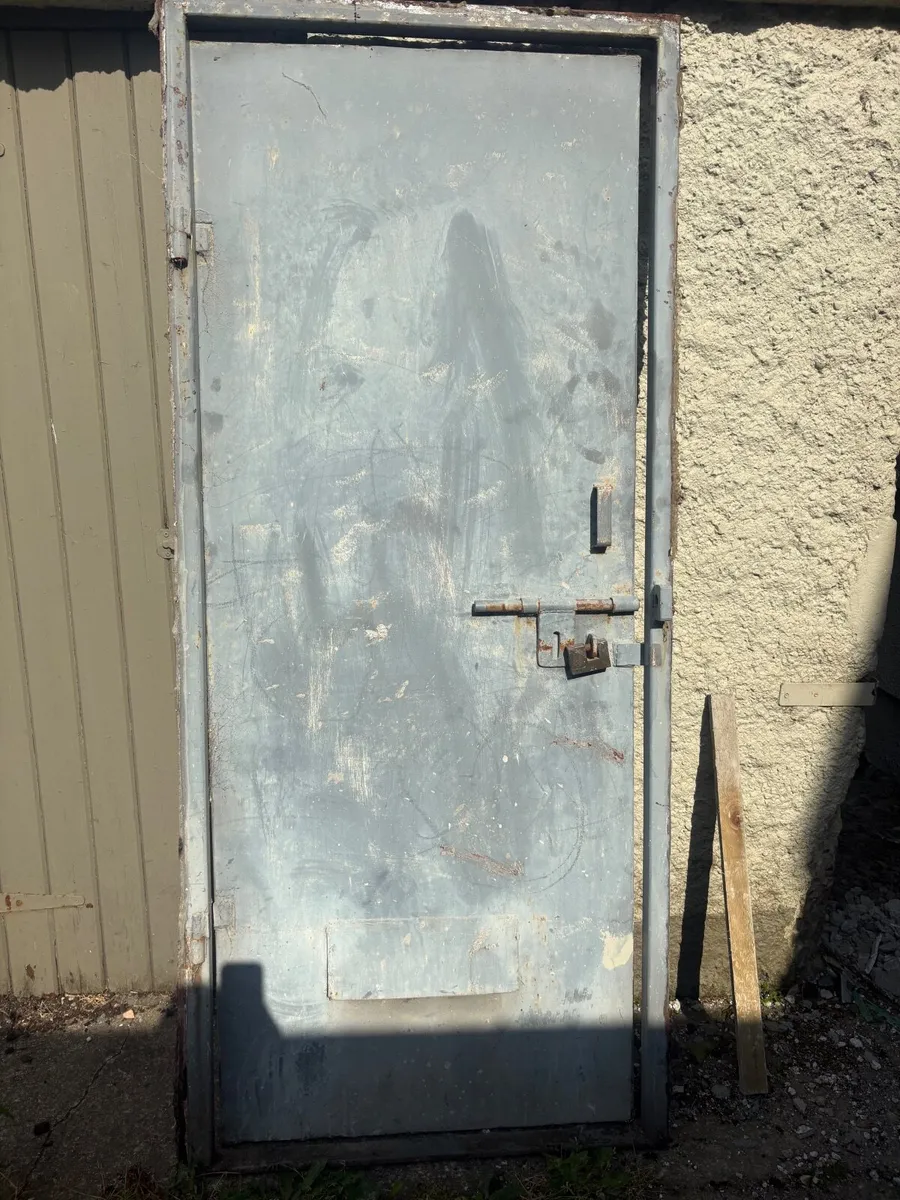 Steal door