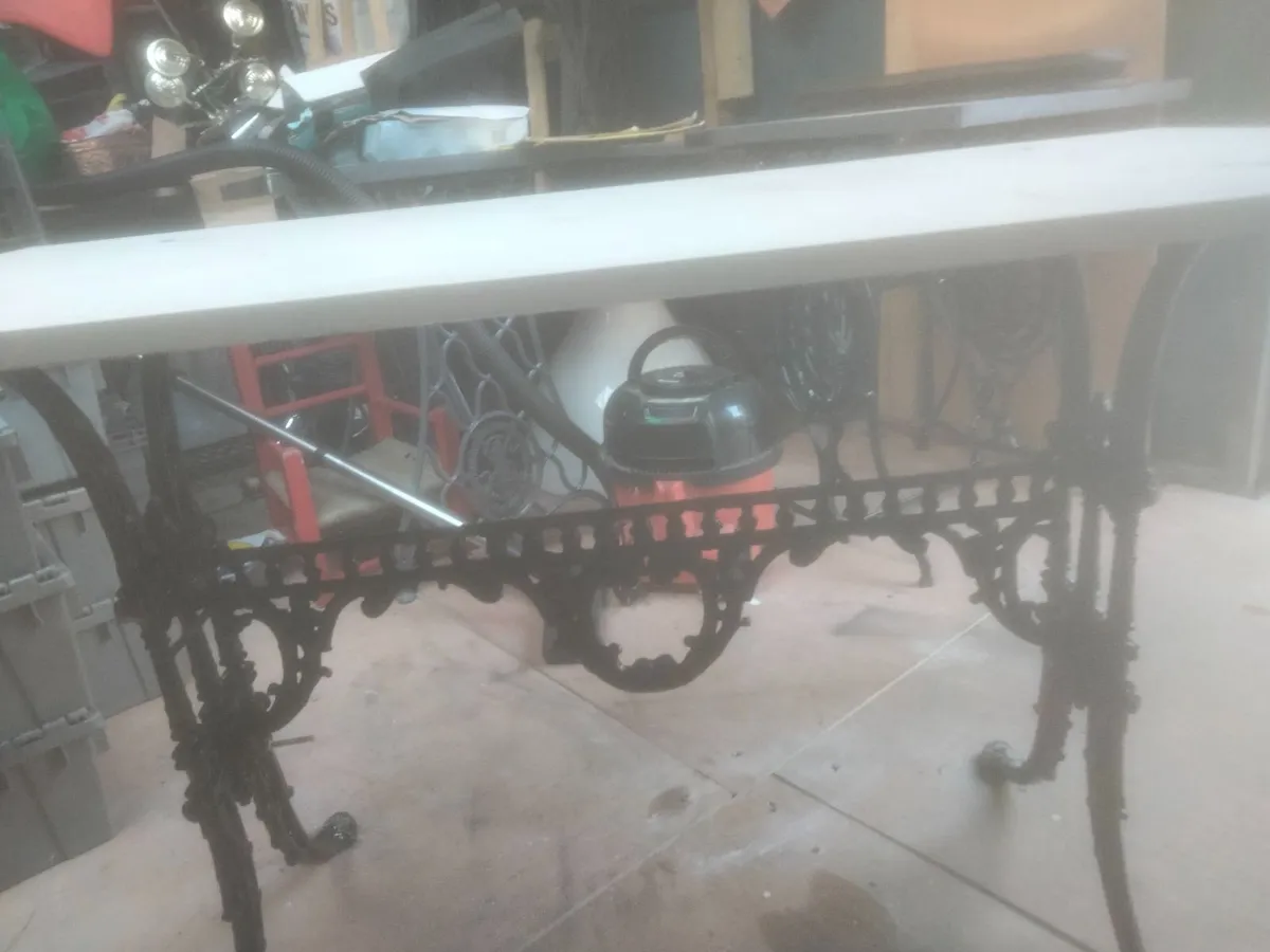 Garden Table  Cast iron  Base - Image 3