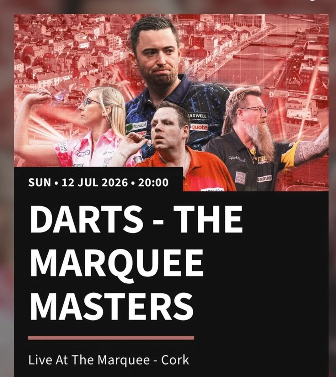 darts live at the marquee