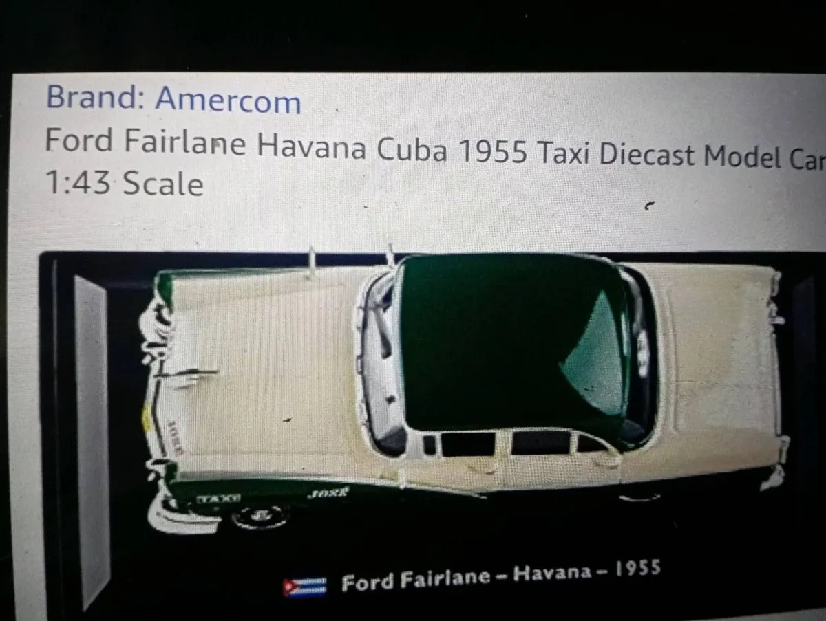 FORD FAIRLANE HAVANA CUBA 1955 TAXIE 1-43 SCALE . - Image 1
