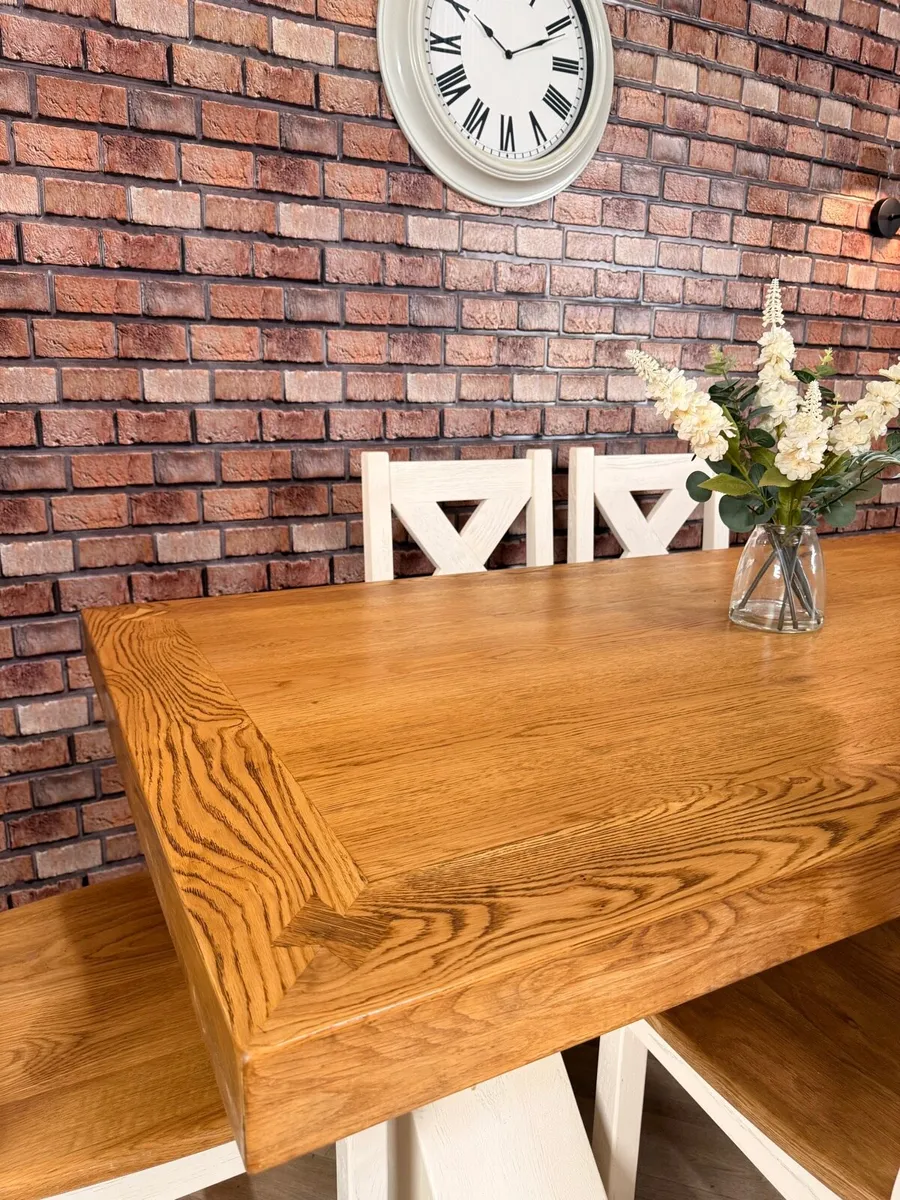 Harvey Norman Savannah dining set New condition - Image 4