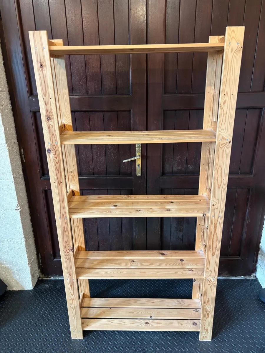 Timber shelving