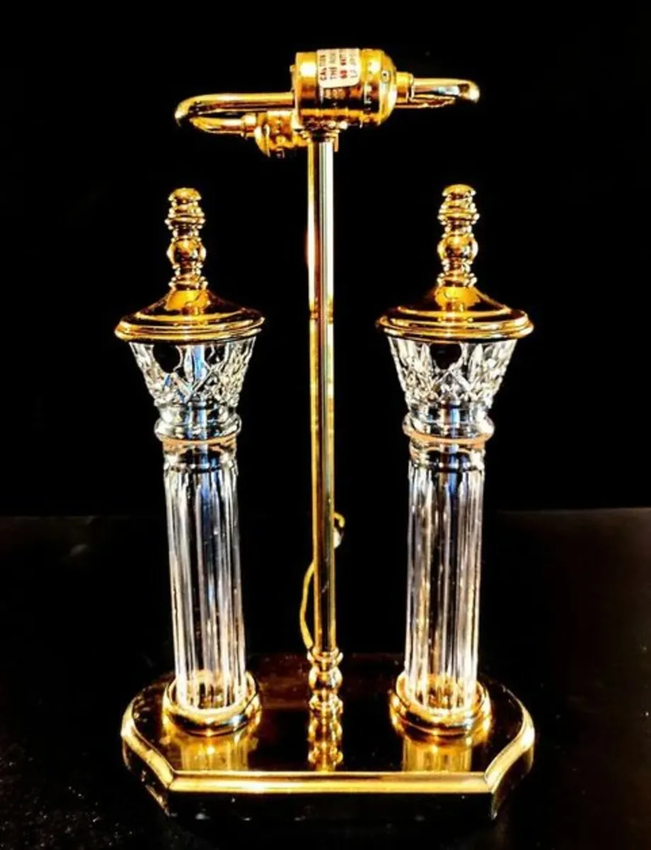 Vintage Waterford Crystal 'Parkmore' Table Lamp - Image 4