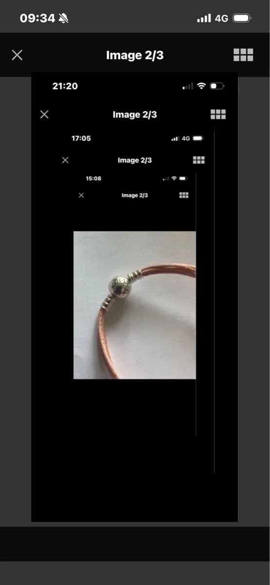 Vintage Pandora Silver Ball Bracelet - Image 2