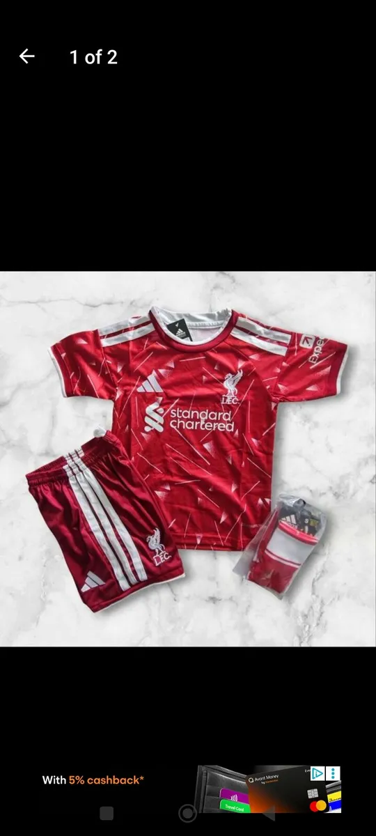 LIVERPOOL 26/27 (KIDS FULL KIT)4/5 TO 12/13 YRS - Image 1