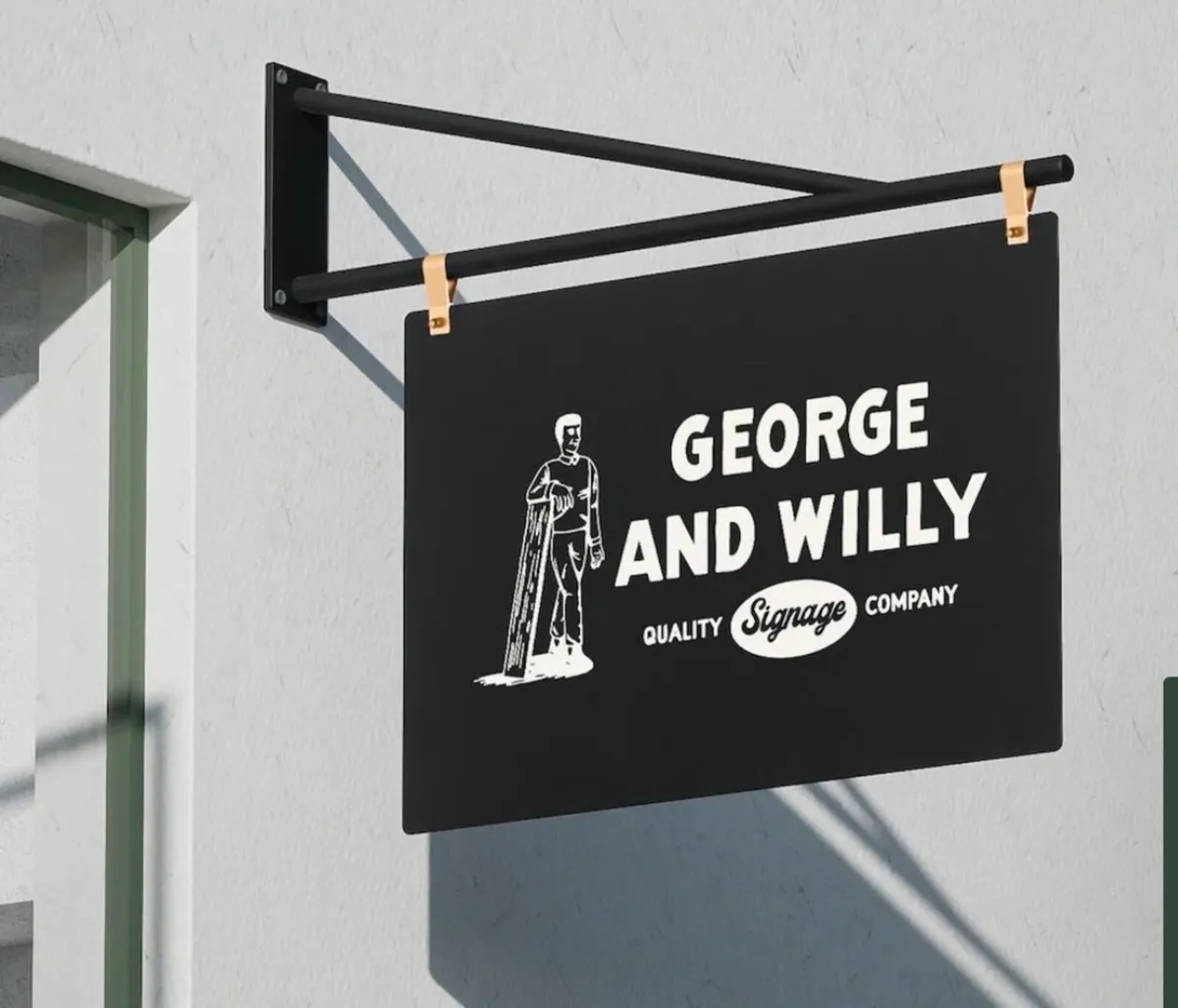 Blade sign - George and Willy - Image 2