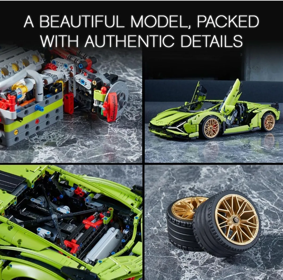Lego Technic 42115 Lamborghini Sián FKP 37 - Image 4