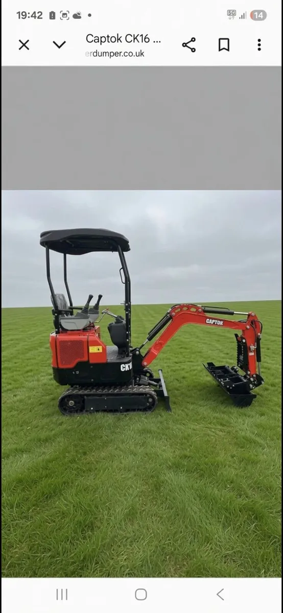 1.6 mini digger - Image 2