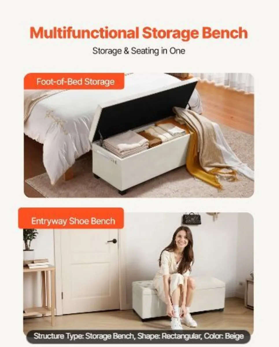 Storage Ottoman Bench - Image 4