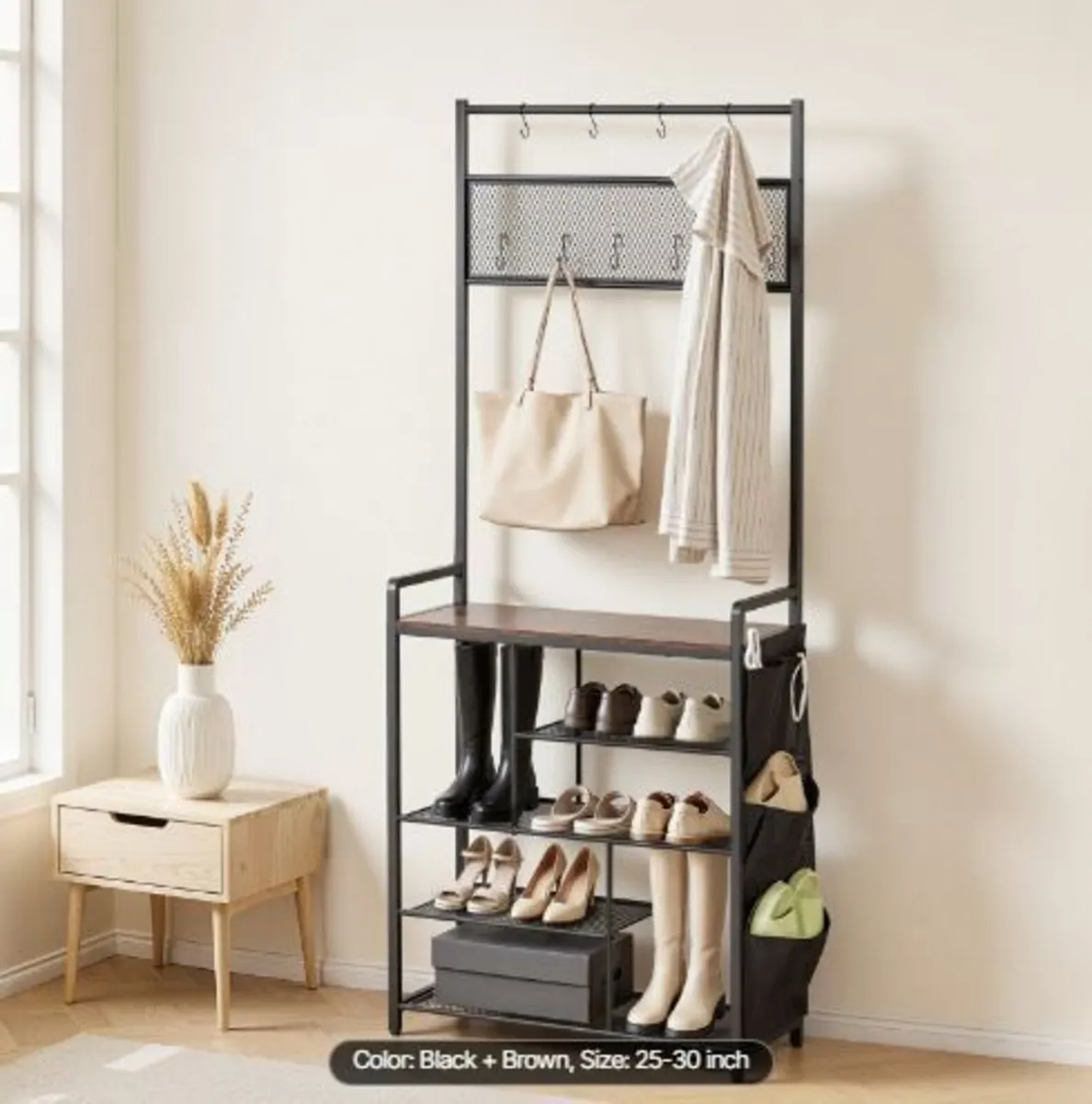 Hall Tree, 1800 mm Coat Rack - Image 2