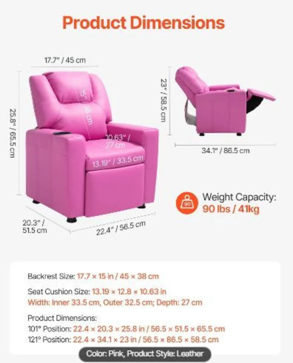 Kids Reclining Chair - Image 4