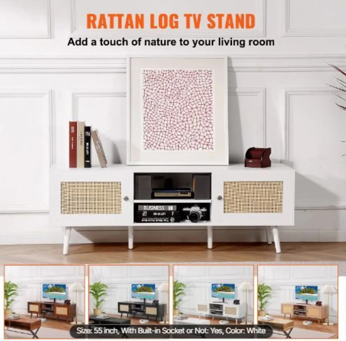 Rattan TV Stand - Image 2